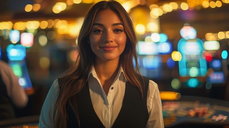 imbslot live-dealer baccarat table interface showing round timer and betting countdown